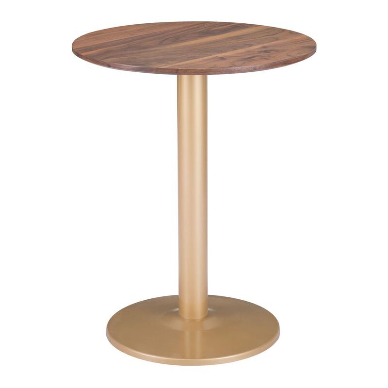 Belen Kox Alto Bistro Table, Brown & Gold, Belen Kox