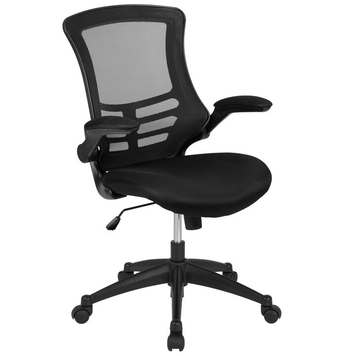 Kelista Desk Chair with Wheels | Swivel Chair with Mid-Back Mesh