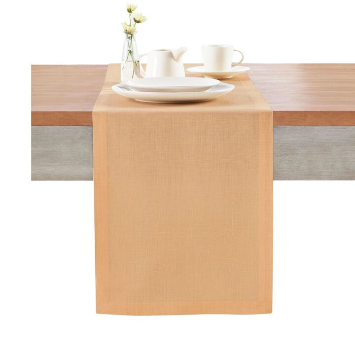 Solino Home 100% Pure Linen Table Runner | Fete for Valentine;s