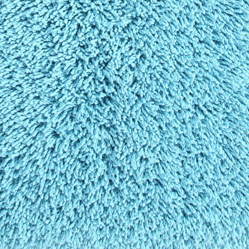 Knightsbridge Melbourne 220 GSF Non Skid Back Bath Rug 17 x 24 - Aqua