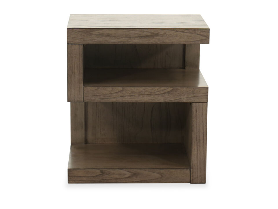 Modern Loft S-Shaped Nightstand