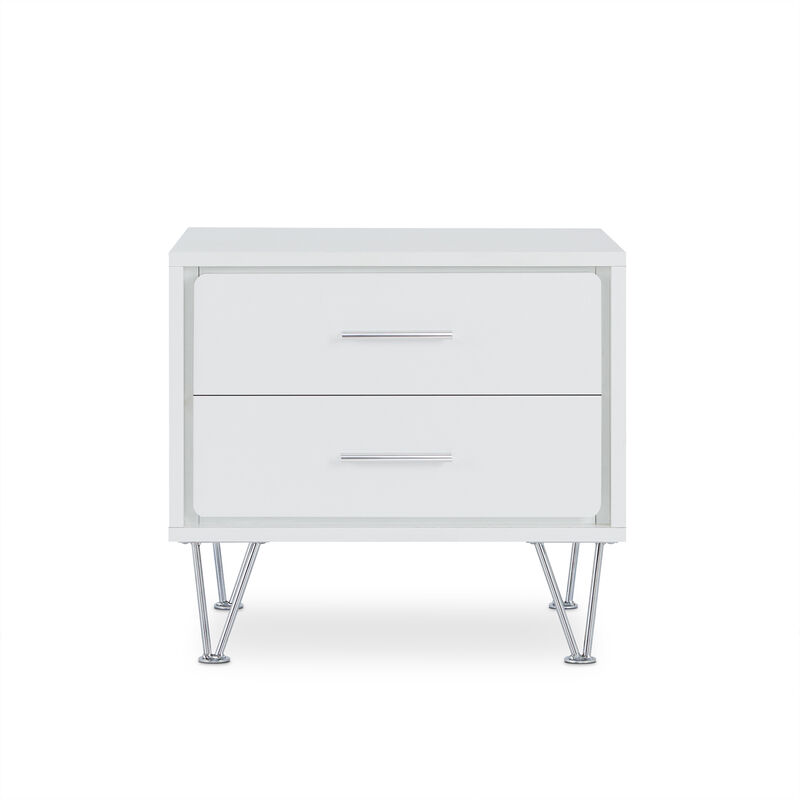 ACME Deoss Accent Table, White