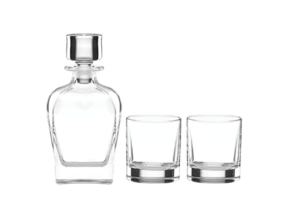 Lenox Tuscany Classics 3-Piece Whiskey Set, Clear