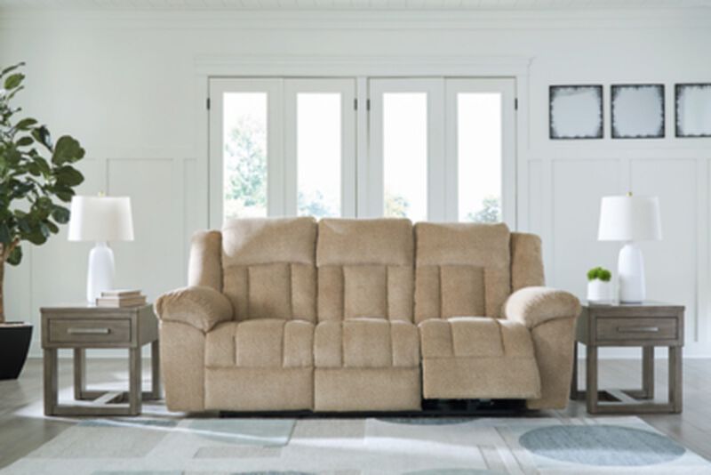 Tip-off Wheat Power Reclining Sofa
