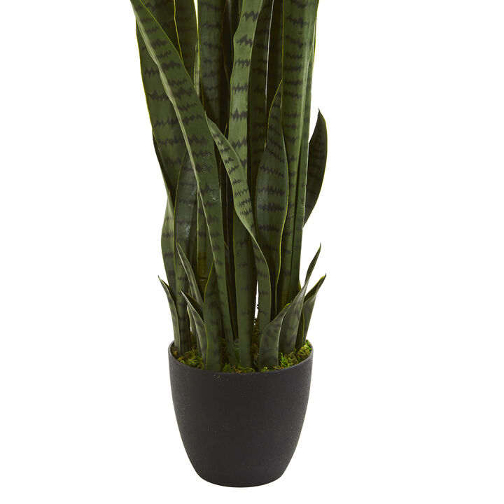 Nearly Natural 46-in Sansevieria Artificial Plant