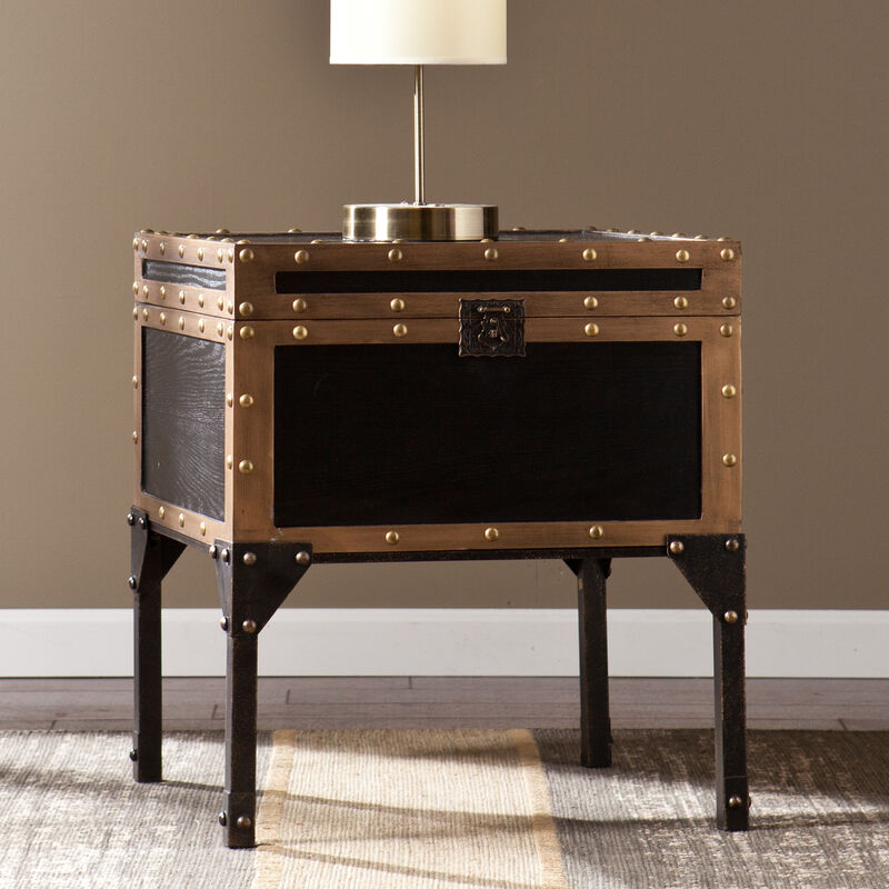 Piper Travel Trunk End Table