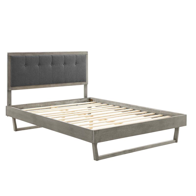 Modway - Willow Queen Wood Platform Bed with Angular Frame