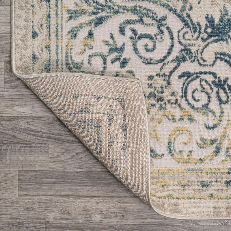 Rosalia Cottage Medallion Area Rug