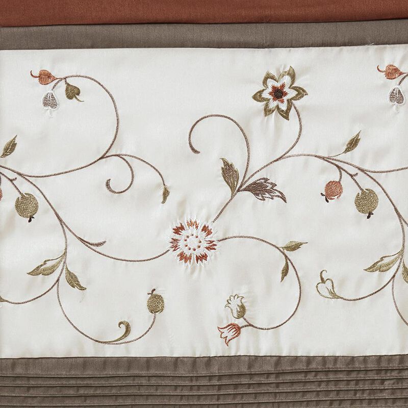 Belen Kox Serene Embroidered Window Valance, Belen Kox