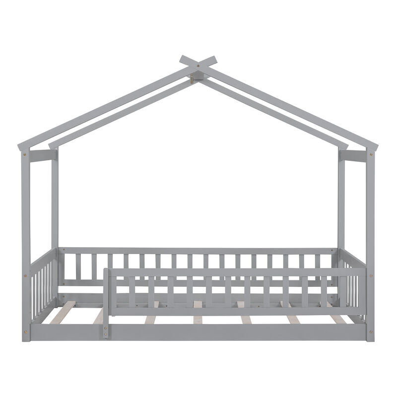 Merax Montessori Kids Bed  Modern Floor Bed