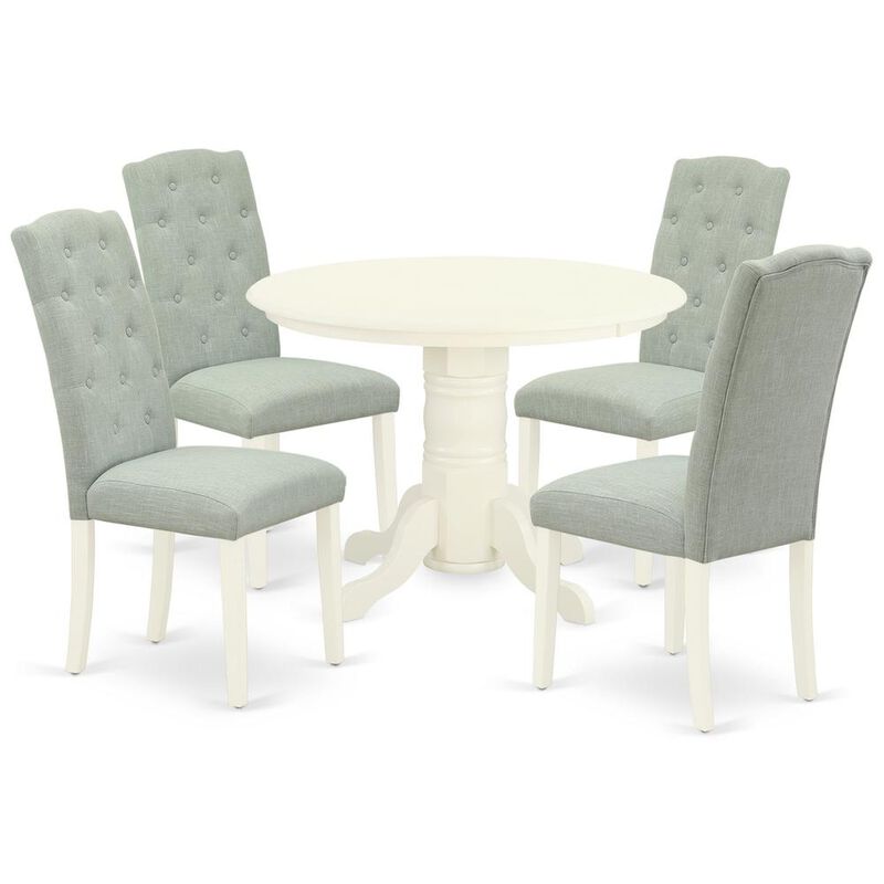 Dining Room Set Linen White