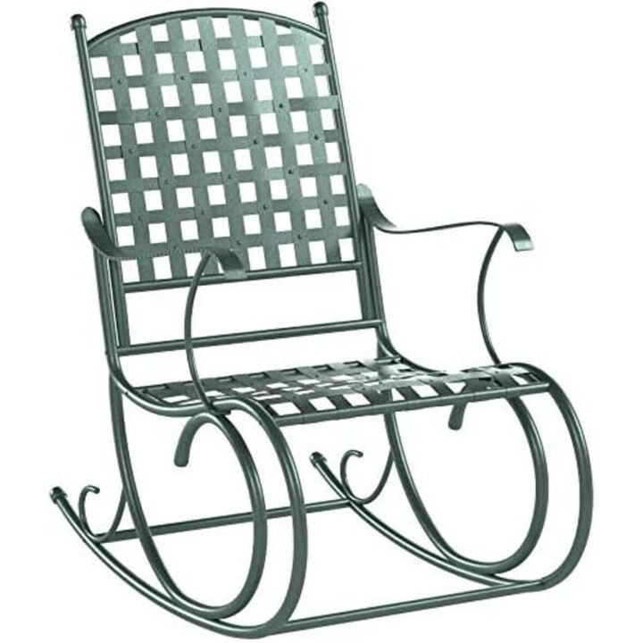 International Caravan Santa Fe Iron Nailhead Rocker
