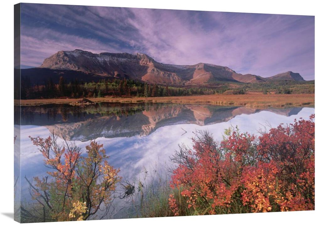 Sofa Mountain, Waterton Lakes National Park, Alberta, Canada-Canvas Art-40x30