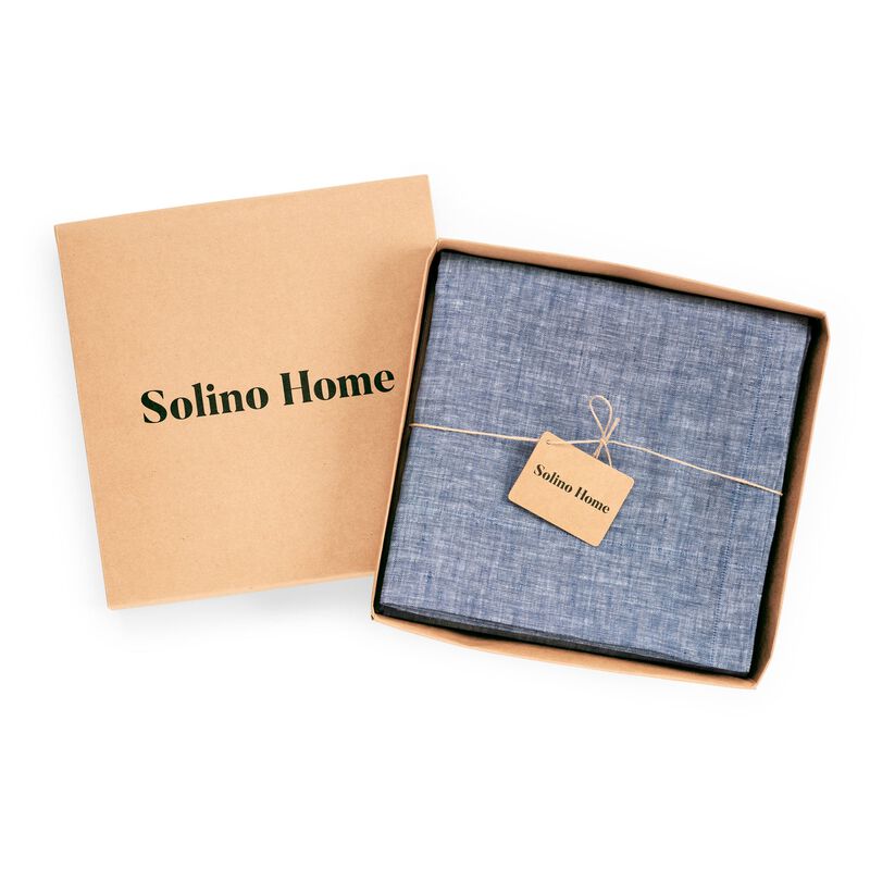 Solino Home 100% Pure Linen Curtain | Linen for Thanksgiving, Christmas