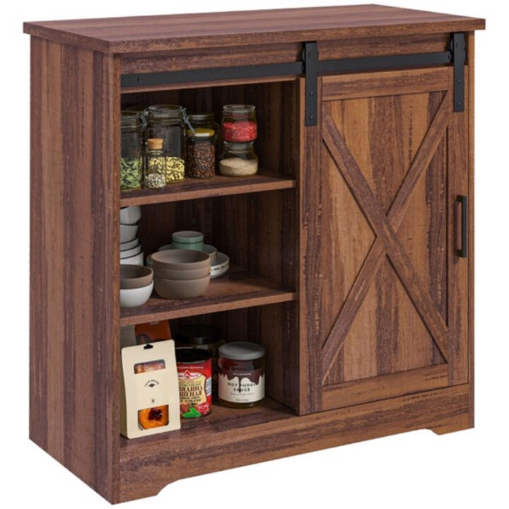 Freestanding Kitchen Storage Cabinet for Pantry and Dining Room
