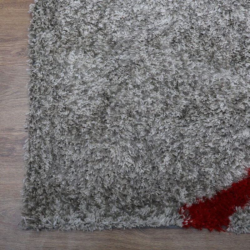 Rugsotic Carpets Hand Tufted Shag Polyester 10'x13' Area Rug Contemporary Multicolor K00032