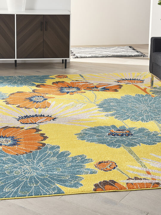Allur ALR06 Yellow/Multi 9' x 12' Rug