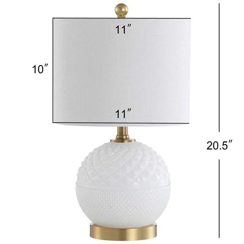 Julienne Glass/Metal LED Table Lamp