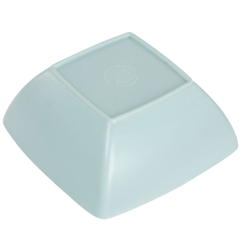 Gibson Home Grayson Melamine 16 Piece Square Dinnerware Set in Mint
