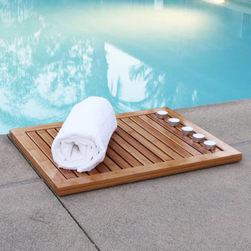 Oceanstar Bamboo Bamboo Floor and Bath Mat