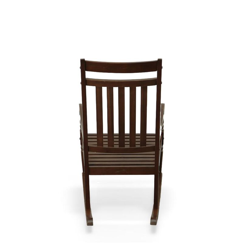 Carolina Living Belmont Outdoor Slat Rocker - Elm