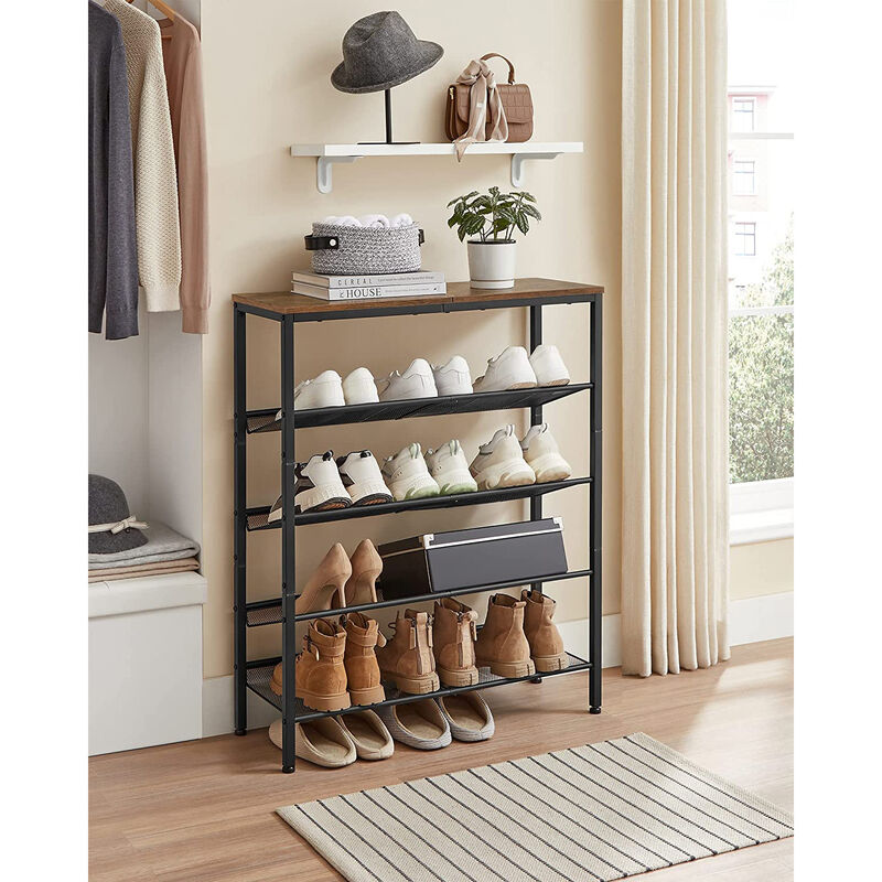 6-Tier Shoe Rack - Efficient Storage Solution for Organized Footwear