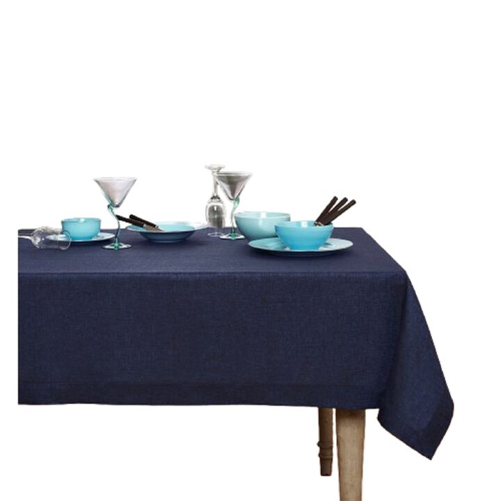 Solino Home 100% Pure Linen Dinner Napkins 20 x 20 Inch Set of 6 | Classic Hemstitch