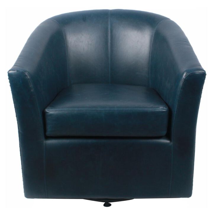 New Pacific Direct Ernest Bonded Leather Swivel Chair