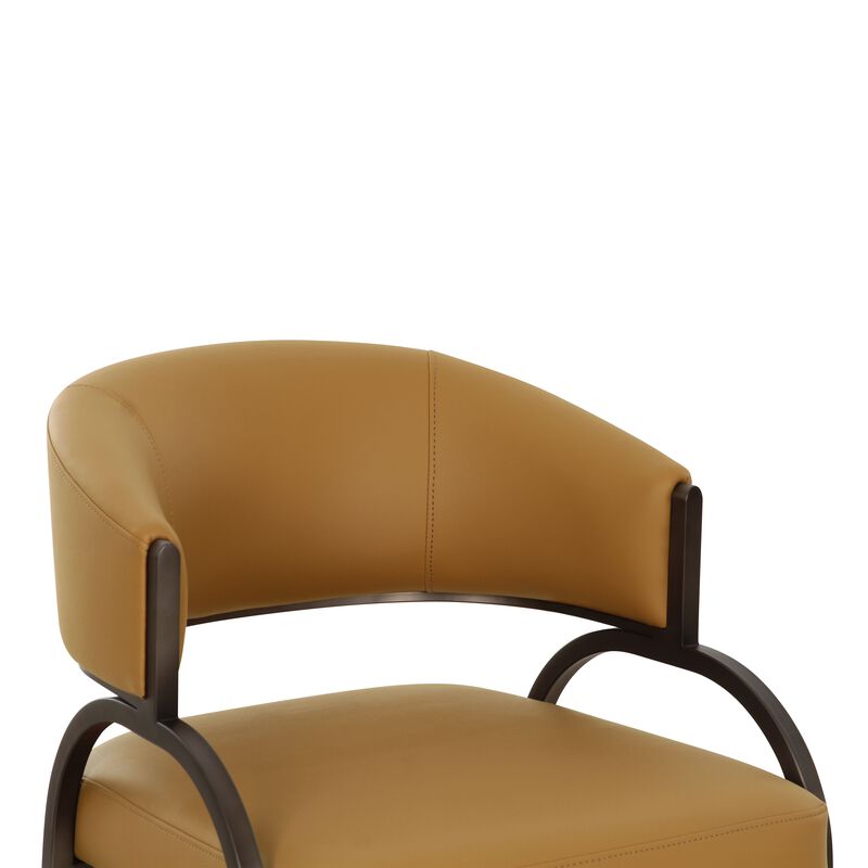 Tatum Cream Performance Vegan Leather Dining Chair