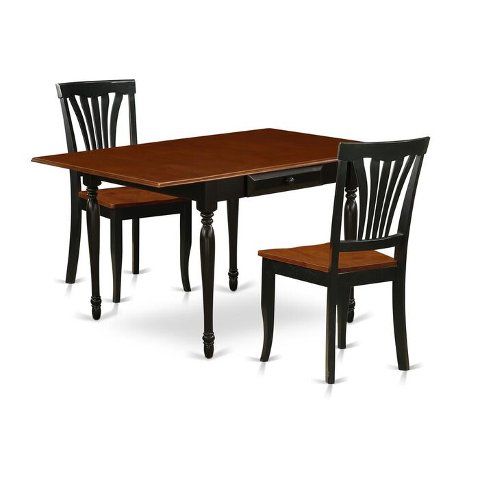 Dining Room Set Black & Cherry