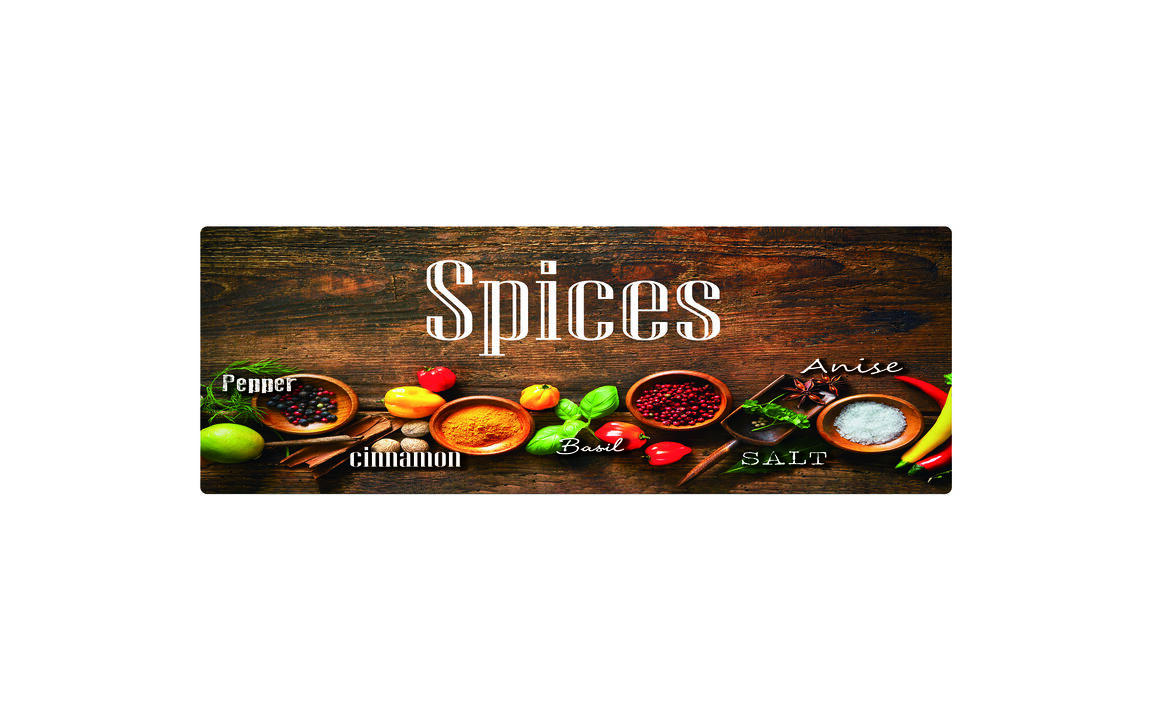 20 in. x 55 in. Anti-Fatigue Kitchen Runner Mat - Spices