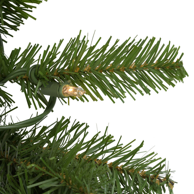 9' x 12" Pre-Lit Eastern Pine Artificial Christmas Garland - Clear Lights
