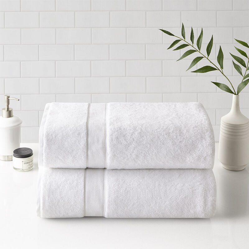 Gracie Mills Eulalia 2 Piece 800 GSM Antimicrobial Cotton Bath Sheet Set