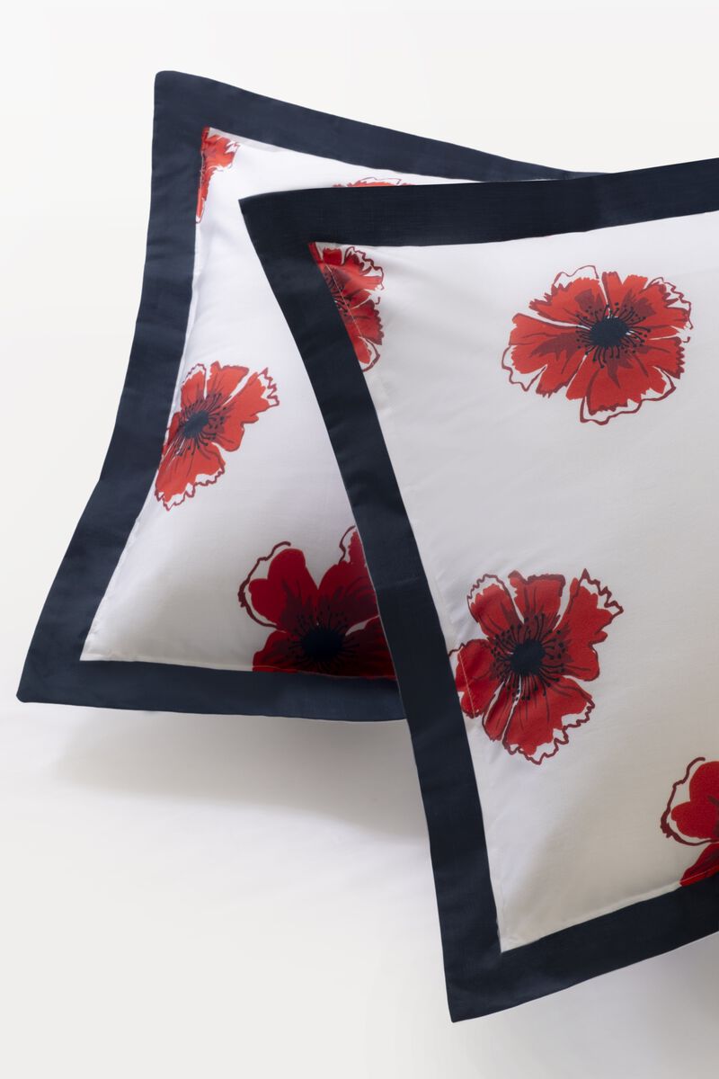 Brooks Brothers Poppy Hawaiian Cotton Percale Sham Case Pair