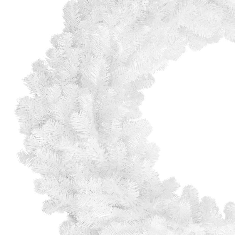 Snow White Pine Artificial Christmas Wreath - 48-Inch  Unlit