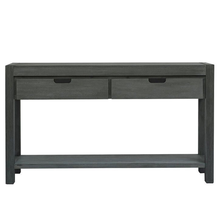 Merax Wooden Console Table  with 2 Drawers
