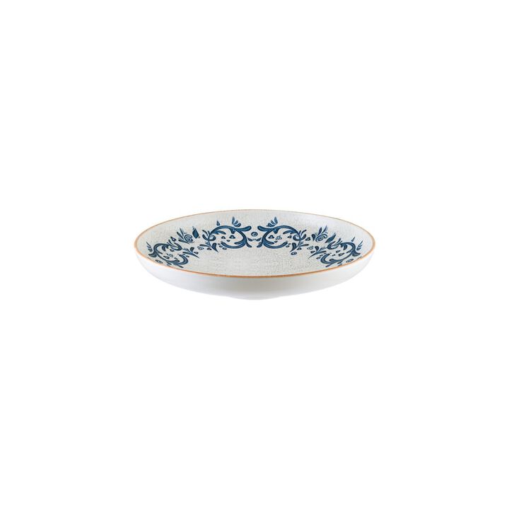 Viento dia.9.75" h:2" Round Decorated Porcelain Deep Plate
