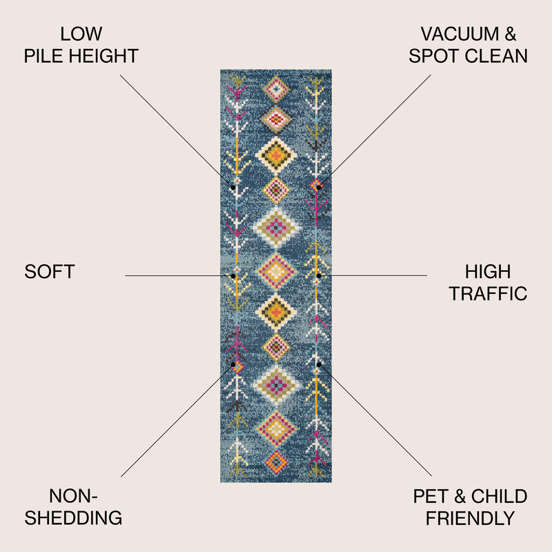 Tribal Love Geometric Area Rug