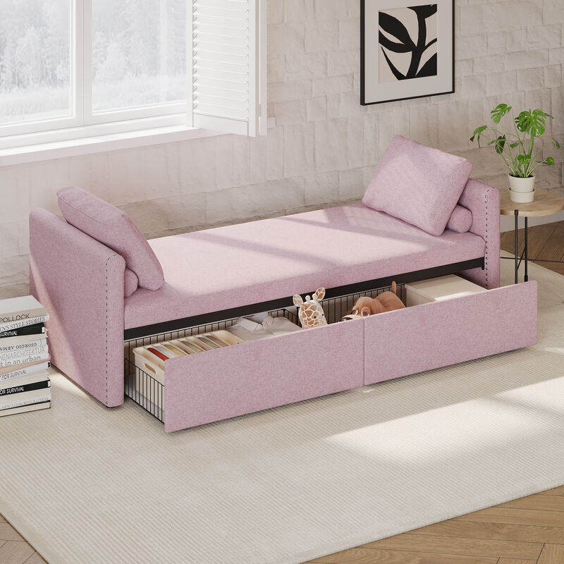 Merax Modern Upholstered Chaise Lounge Chair