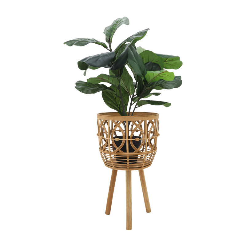 S/3 Bamboo Planters Natural
