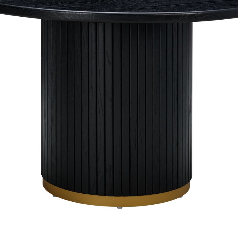 Chelsea Oak Round Dining Table