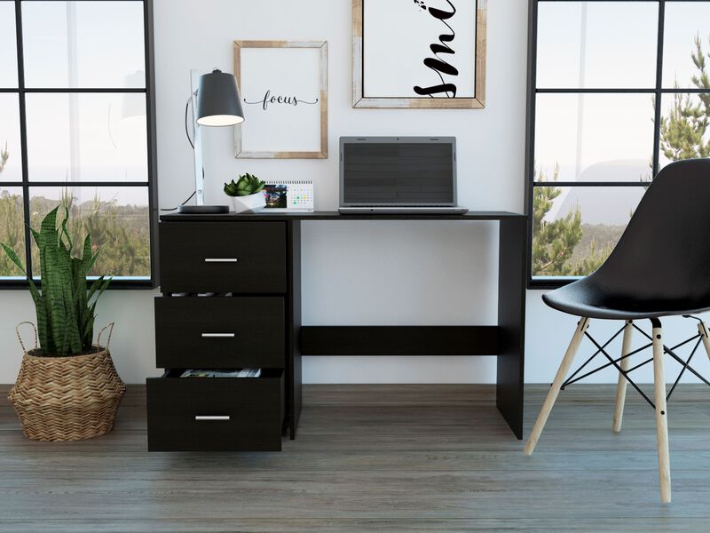 Berlin Three Drawers Desk