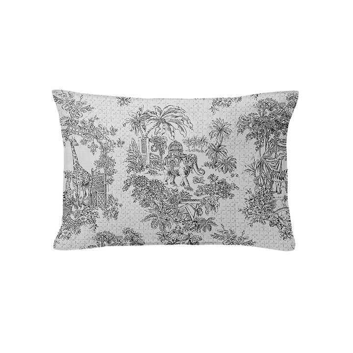 6ix Tailors Fine Linens Kaelan Black Decorative Throw Pillows
