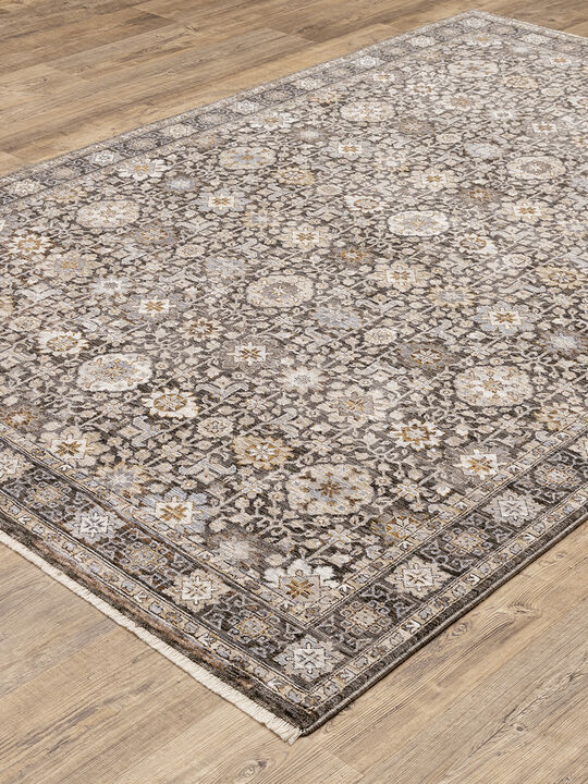 Maharaja 2' x 3' Charcoal Rug