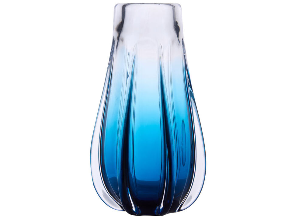 Hand Blown Laine Sommerso Art Glass Vase
