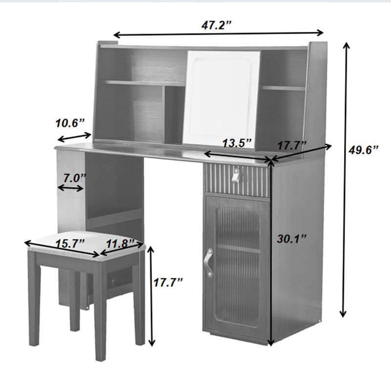 Merax Makeup Vanity Desk with Mirror