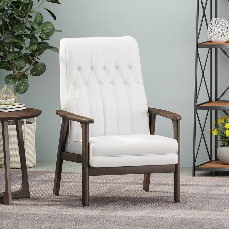 Merax Mid Century Modern Upholstered Accent Chair