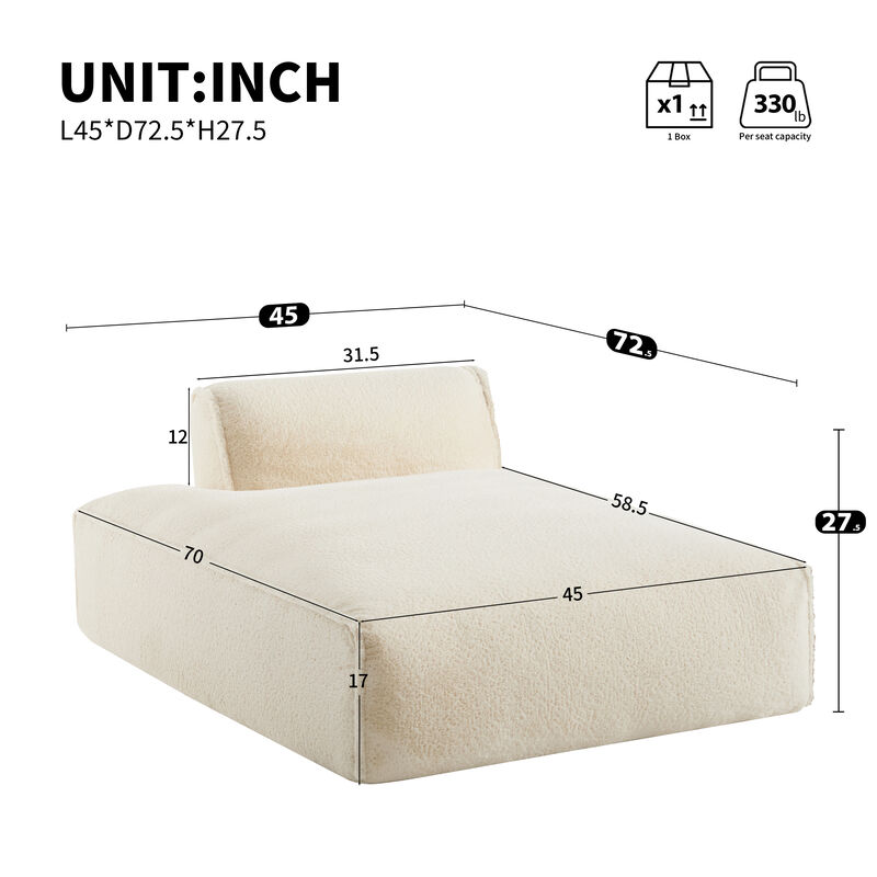Merax Fully Compressed Sofa for Living Room