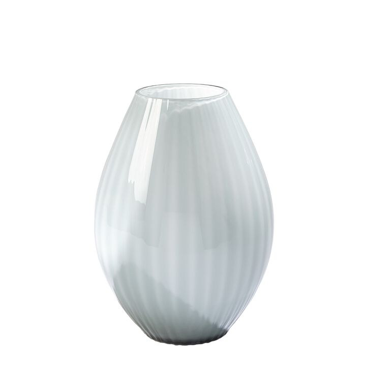 Cased Glass Stripe Vase