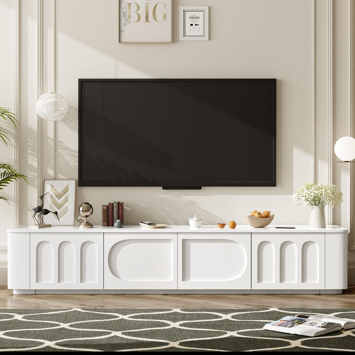 Merax Modern Media Console Cabinet  TV Stand